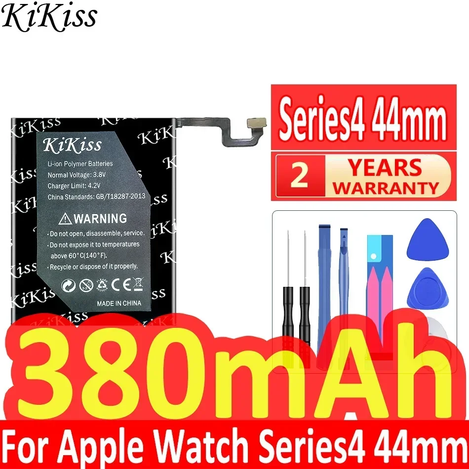 KiKiss Series5 S5 40mm 44mm Series4 40mm 44mm Battery for Apple Watch iWatch Series 4 S4 5 S5  40mm 44mm Batteria + Free Tools