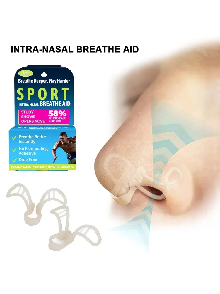 Dilatador nasal para redução do ronco, ronco rolha, aumenta o fluxo de ar, dispositivos anti ronco,