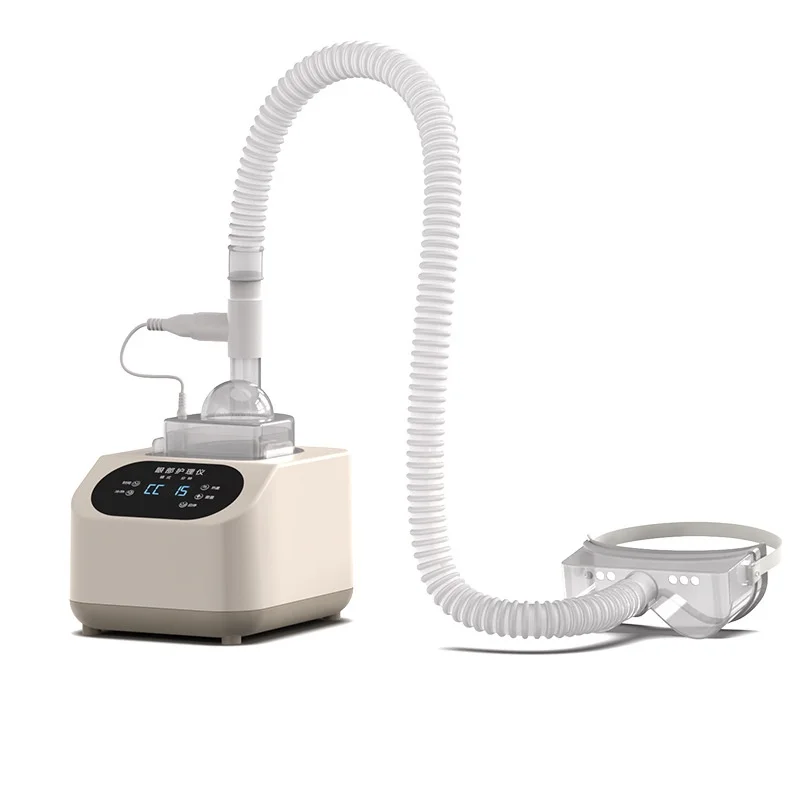 Eye nebulizer with timing control for moisturizing hot compress and fumigation - dry eye reliever