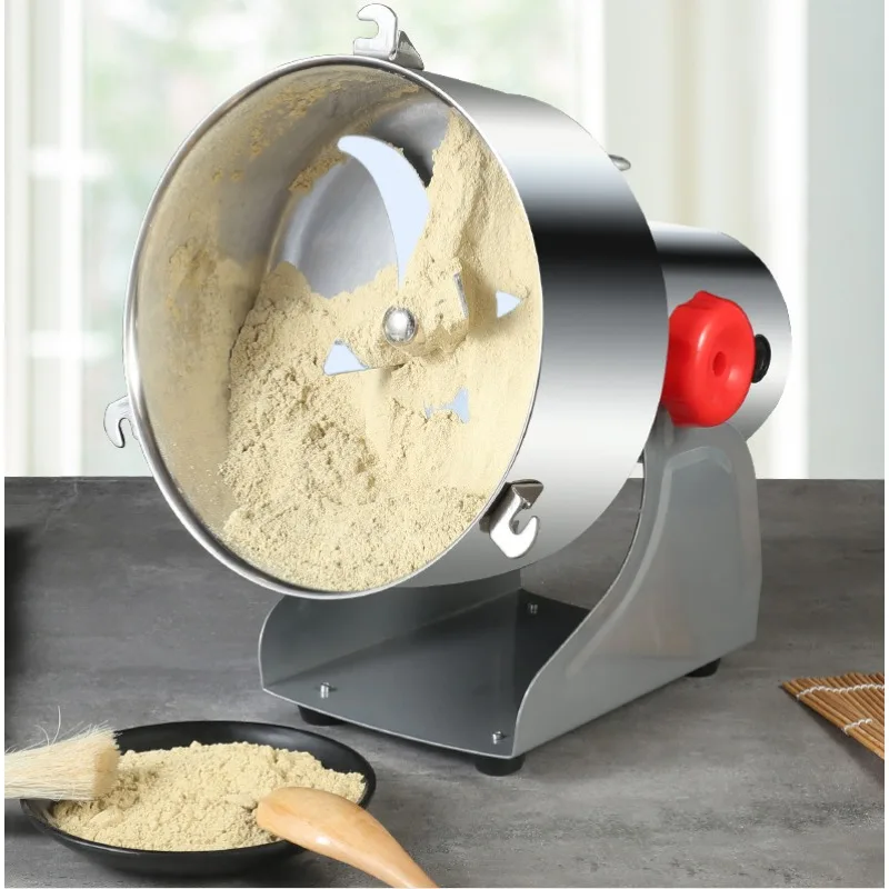 300G swing multi-functional mill stainless steel Chinese herbal medicine grinder, aluminum alloy small ultra-fine grinder