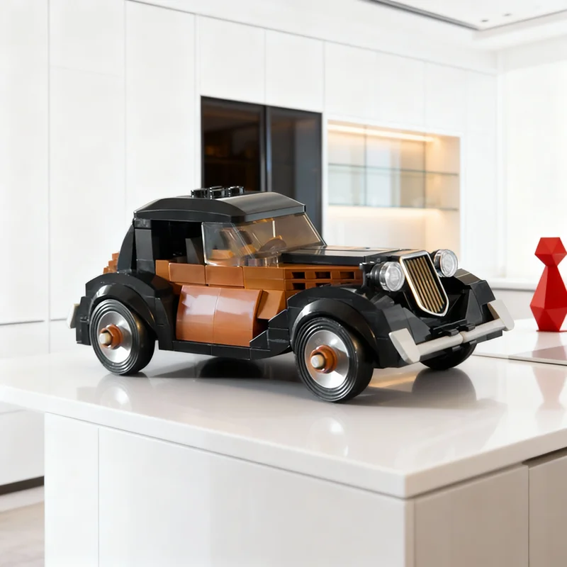 165pcs MOC City Champions Citroen TRaction Avant Model Building Blocks Christmas Gift Brick Craft 3D Idea Education Birthday
