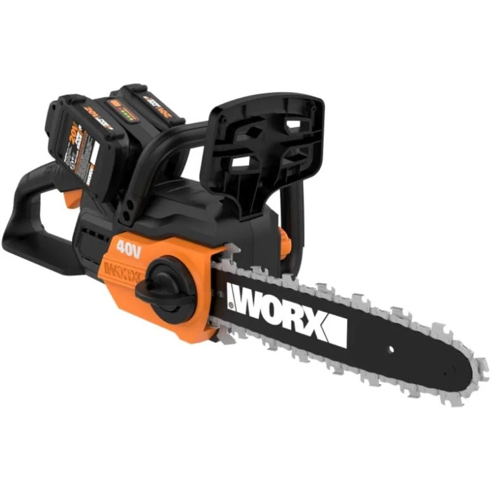 

Worx 40V 12" Cordless Chainsaw Power Share with Auto-Tension - WG381 (Batteries & Charger Included)