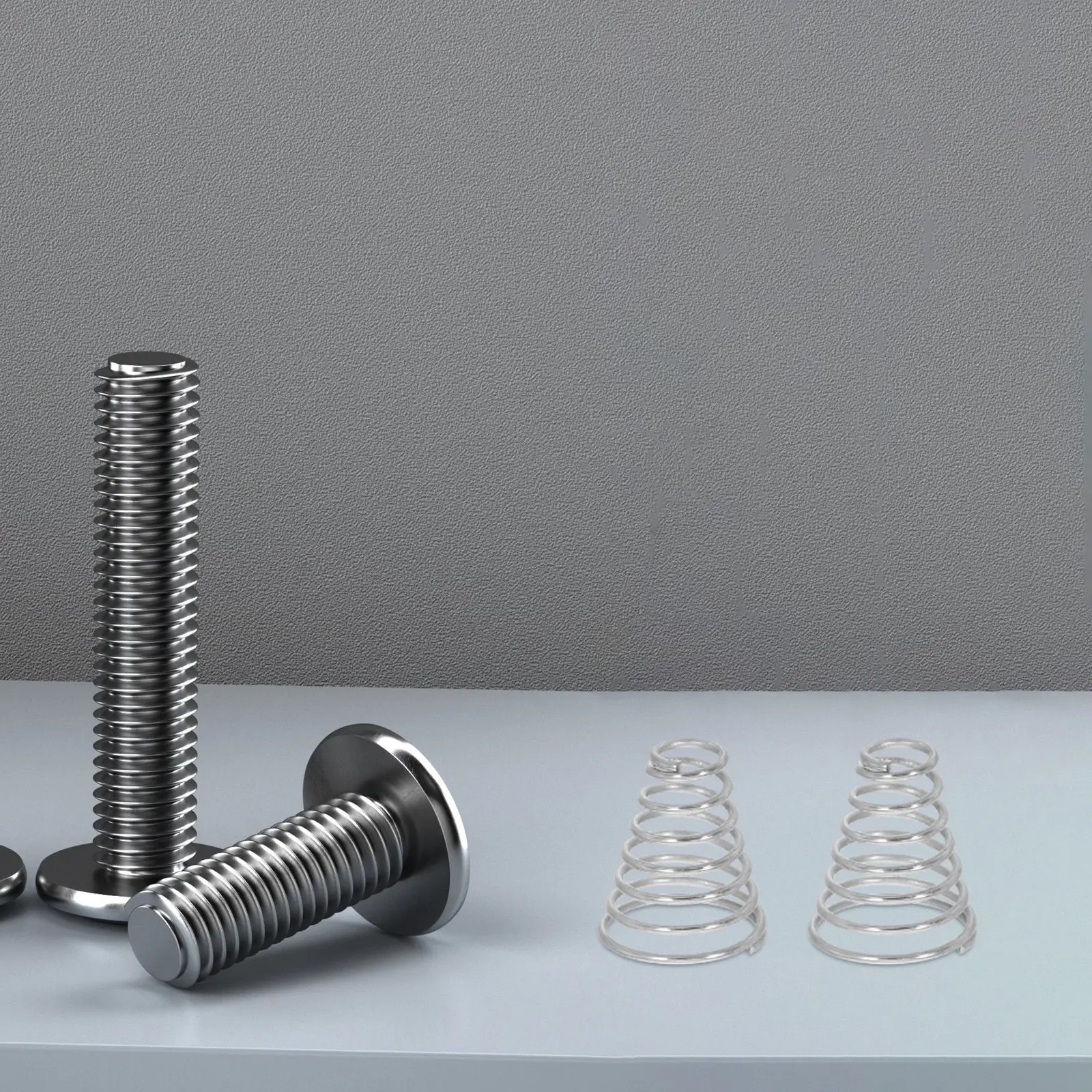 20Pcs Stainless Steel Battery Spring Tower Shape Terminal Connector Replacement for Aaa Flashlight Battery Contact Spring Coil