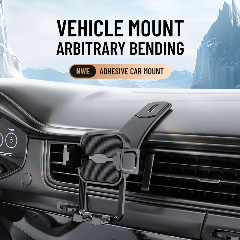 

Новый универсальный автомобильный держатель для телефона, настольный монтажный кронштейн на лобовом стекле для IPhone 17 16 Pro, Samsung, Xiaomi, Huawei, простой