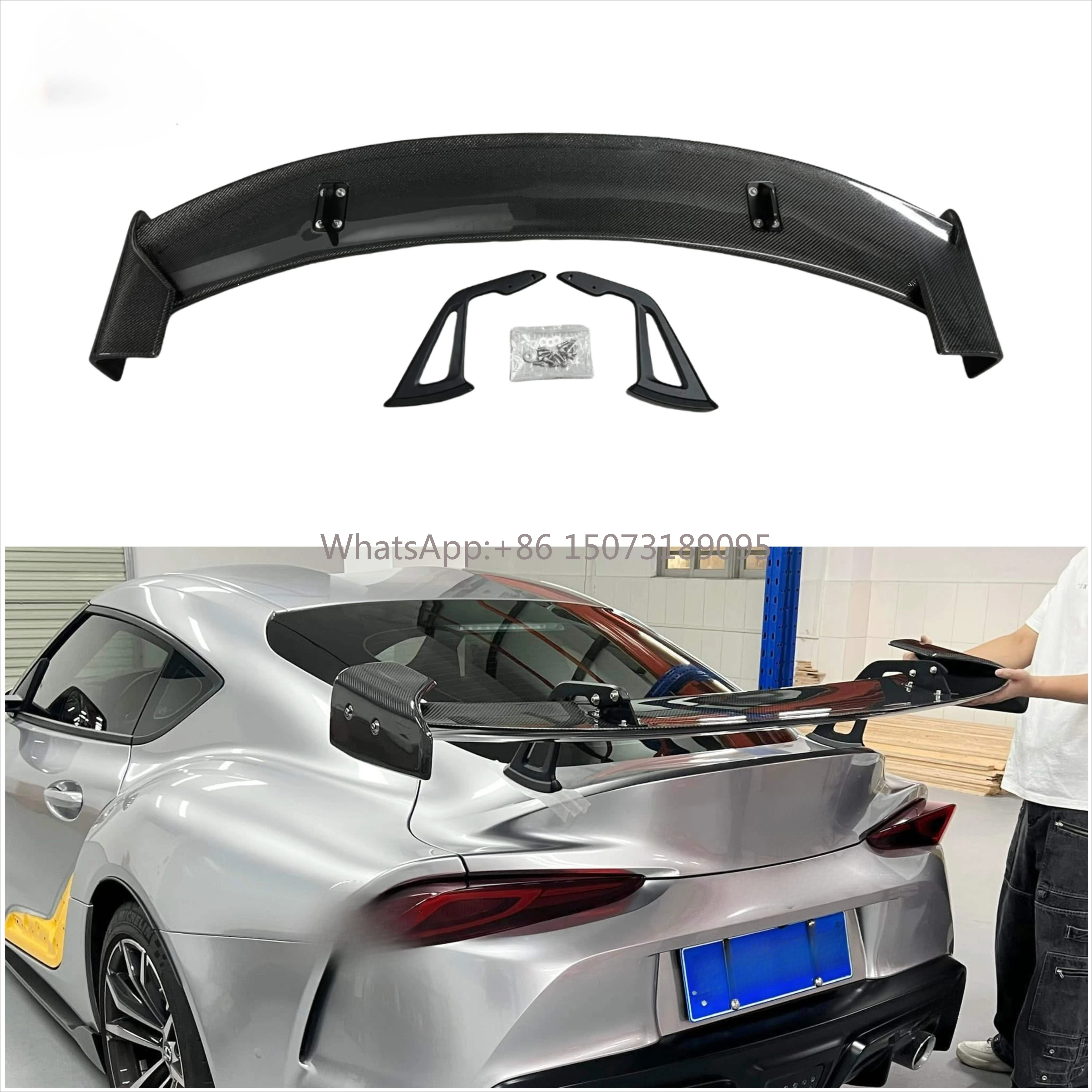 

Carbon Fiber Rear Spoiler Wing Ducktail AD Style for Supra GR A90 A91 MKV Rear Spoiler Trunk Lip Body Kit