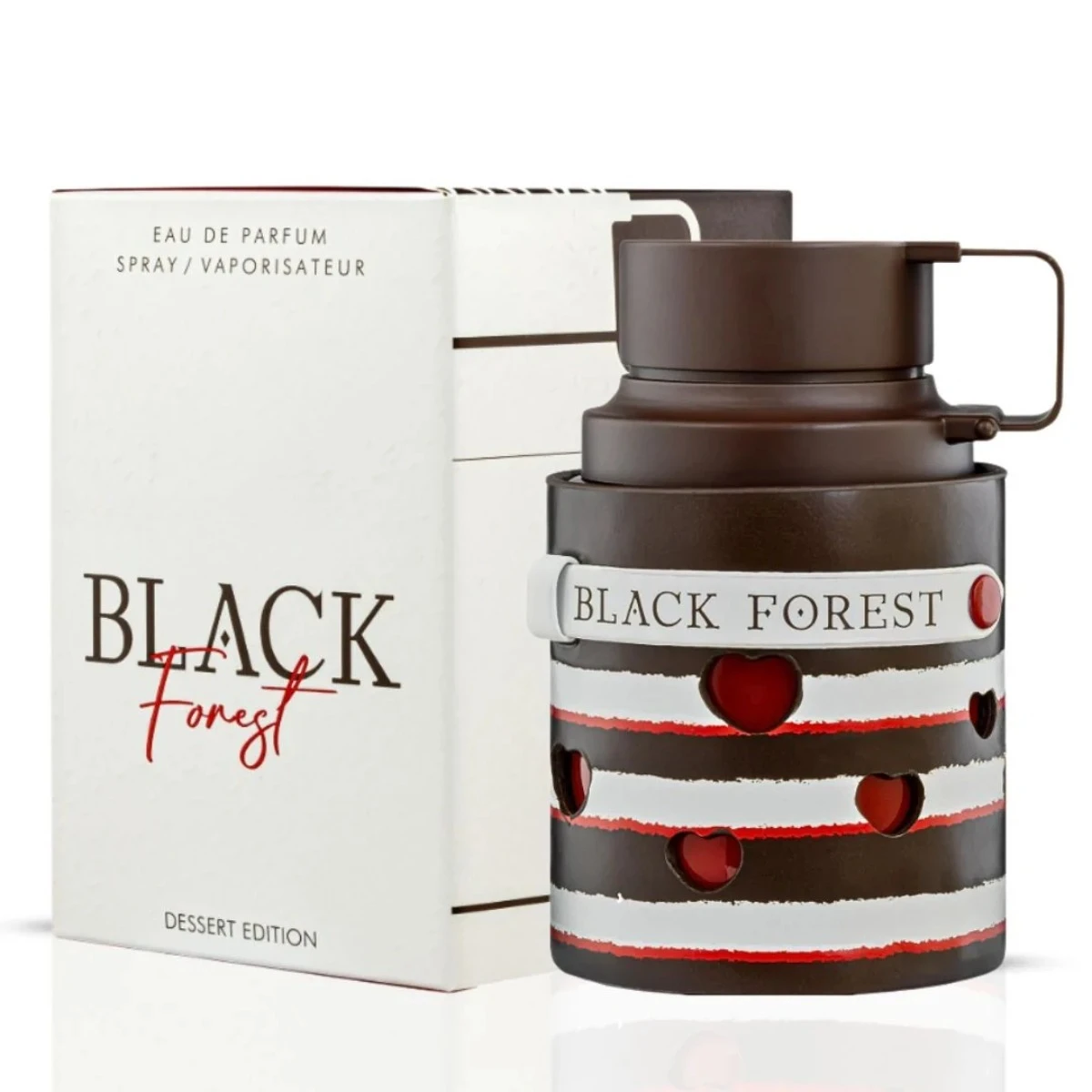 Black Forest Dessert Eau De Parfum 100ml Unisex Gourmand Perfume Cherry Vanilla Tonka Bean Long Lasting for Signature Appeal