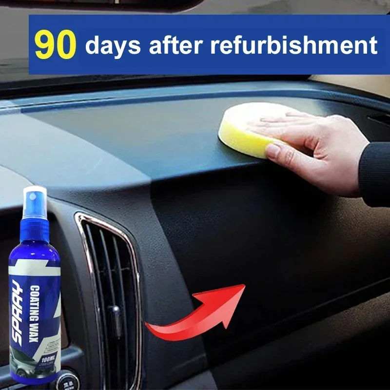 

7 Car Auto Plastic Restorer Back To Black Gloss Car Cleaning Products Auto Polish And Repair Coating Renovator For Car Detailing