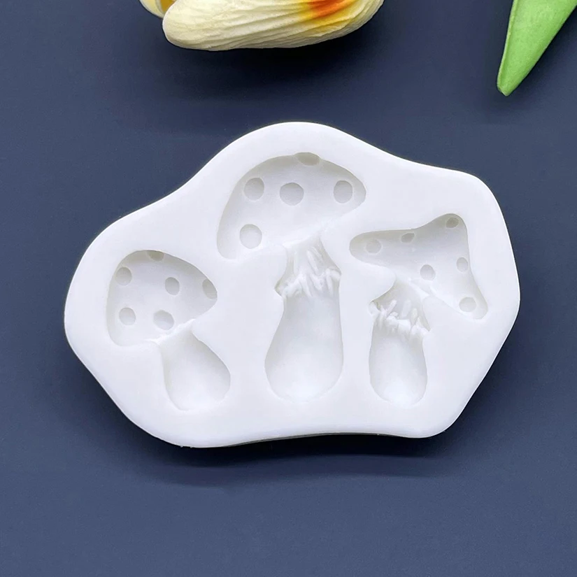 Mushroom Silicone Cake Baking Mold Sugarcraft Chocolate Cupcake Resin Tools Fondant Decorating Tools