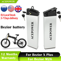 For Bezior X500/X500 pro/X1500/X1000/M26/XF200/X PLUS Folding Electric Bike 48V 52V Battery for Bezior ebike