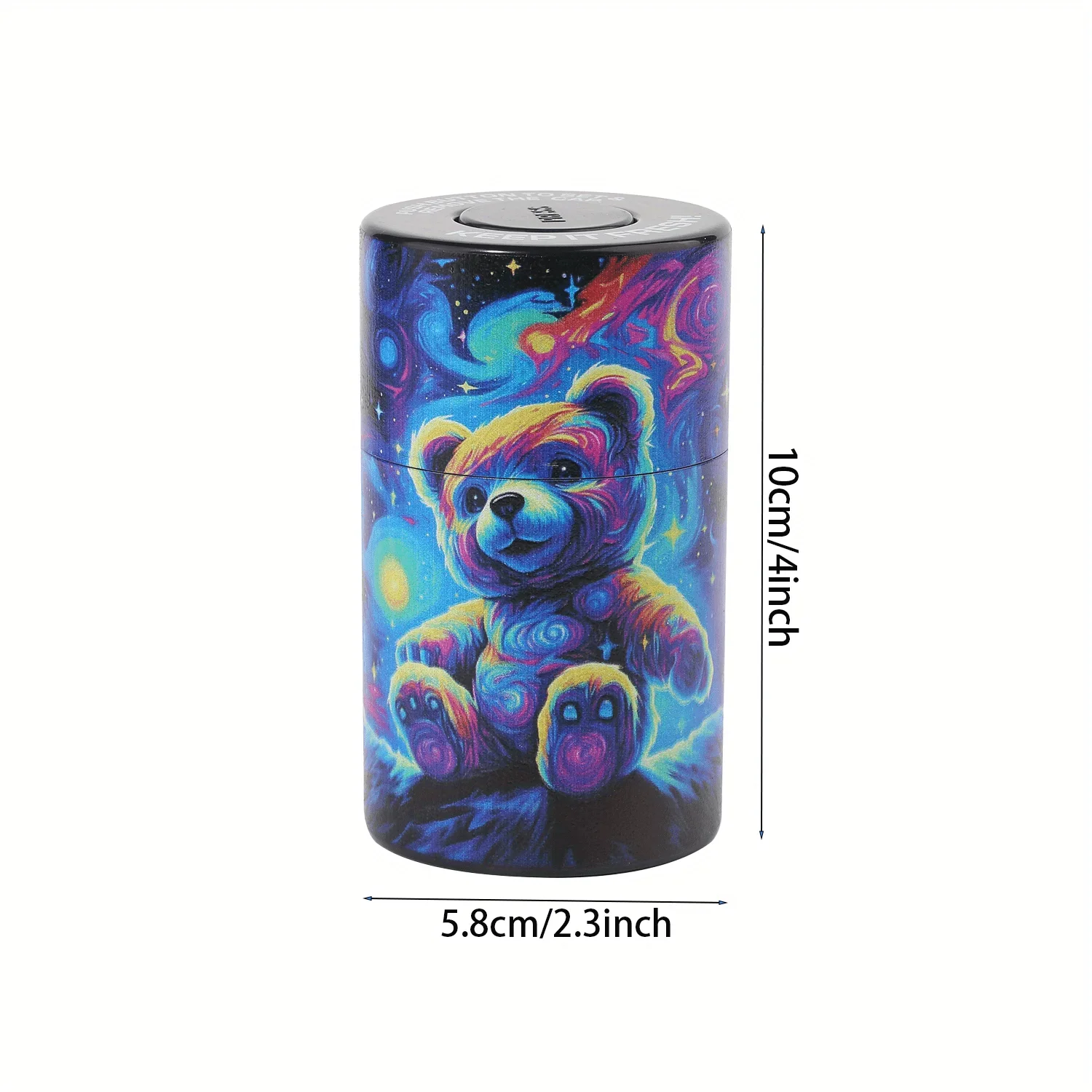 البلاستيك الهواء ضيق يمكن التبغ جرة الكرتون الطباعة #2