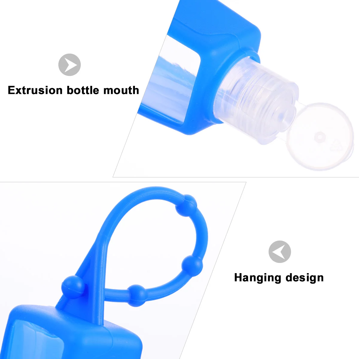 

4pcs Silica Gel Sleeve Bottles Leak-Proof Lightweight Travel Containers Liquid Storage Portable Hand Bottles Durable Plastic