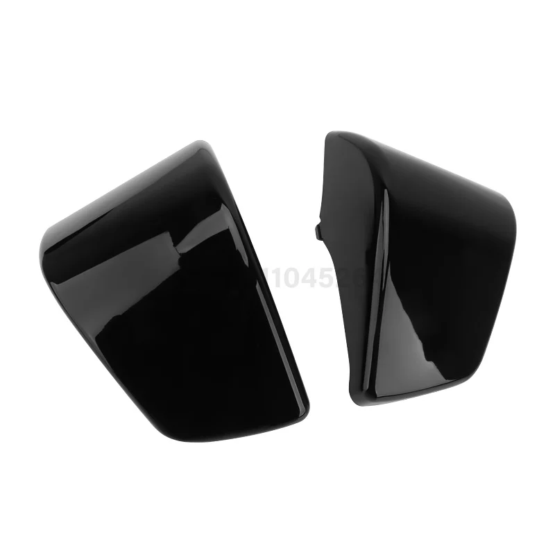 For Honda Shadow ACE VT750 VT400 1997-2003 Motorcycle Black Side Battery Cover Left Right Protector Fairing Guard Parts ABS