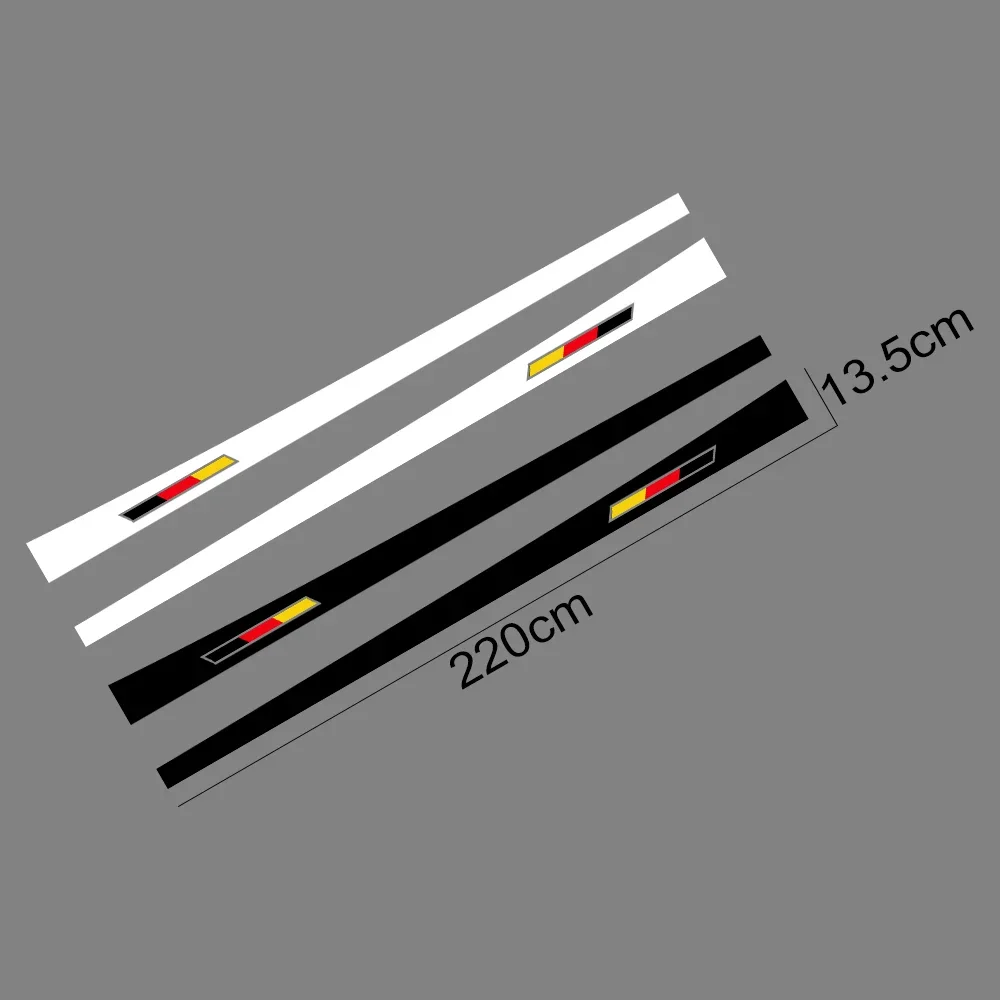 

For Audi A4 B8 B9 B7 8W 8K 8E Avant Quattro Allroad B6 B5 Car Door Side Skirt Sticker Vinyl Decals Auto Graphics Accessories