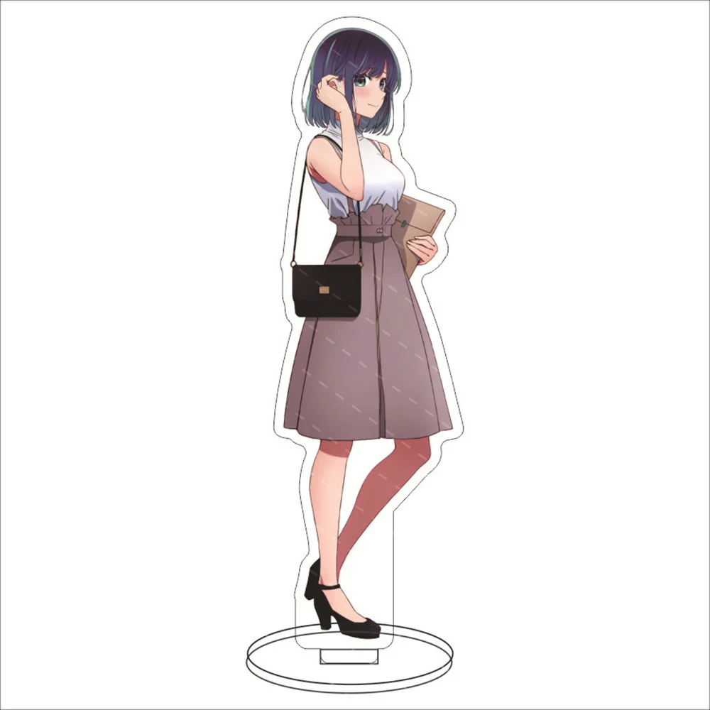 Anime Figure Oshi No Ko Acrylic Stand Gorou Akuamarin Hoshino Rubii Sarina Standing Model Plate Desk Display Ornament Prop Gift