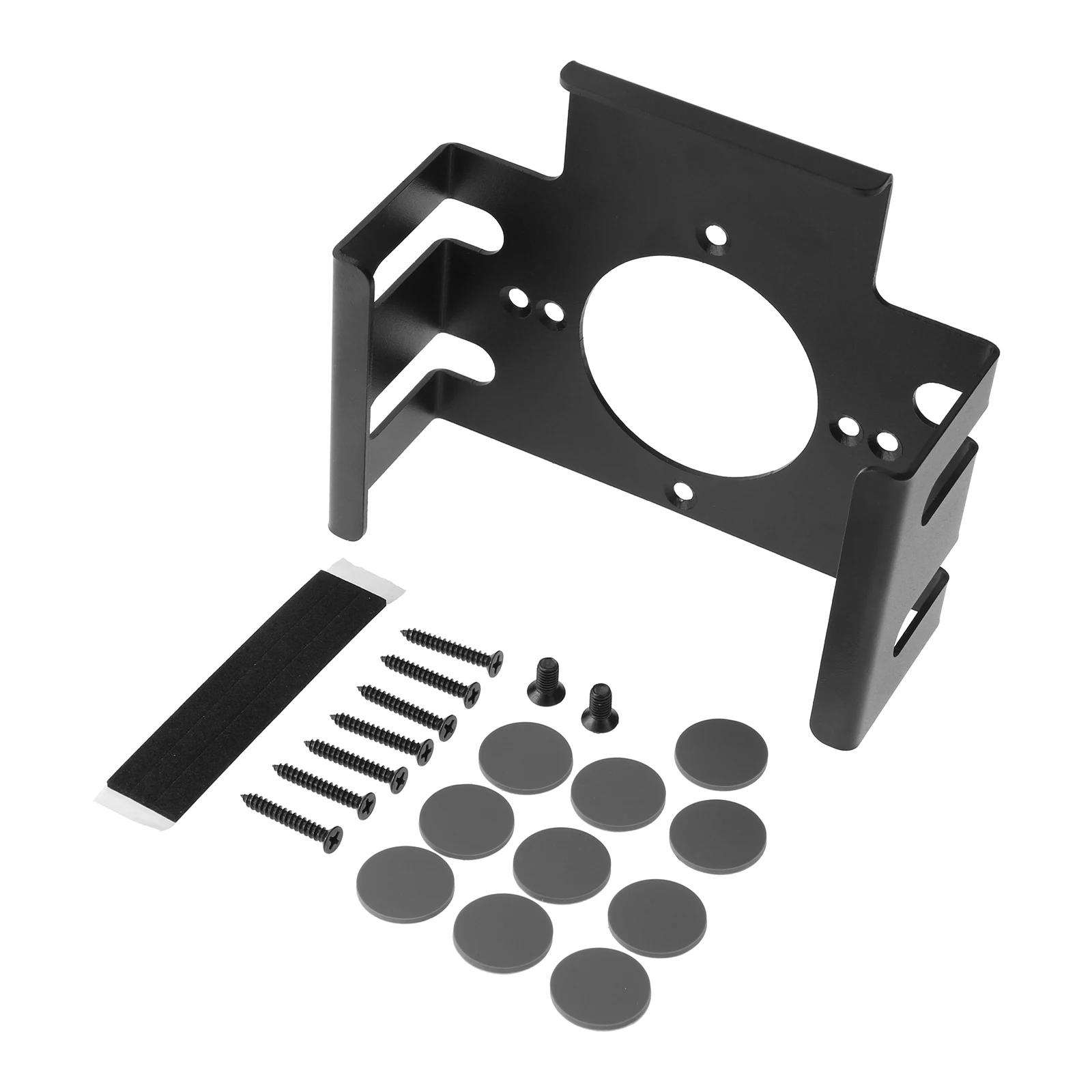Aluminium Alloy Mac Mini M4 Under Table Bracket Mac Mini M4 Pro Wall Mount Stand Hanging Rack White/black
