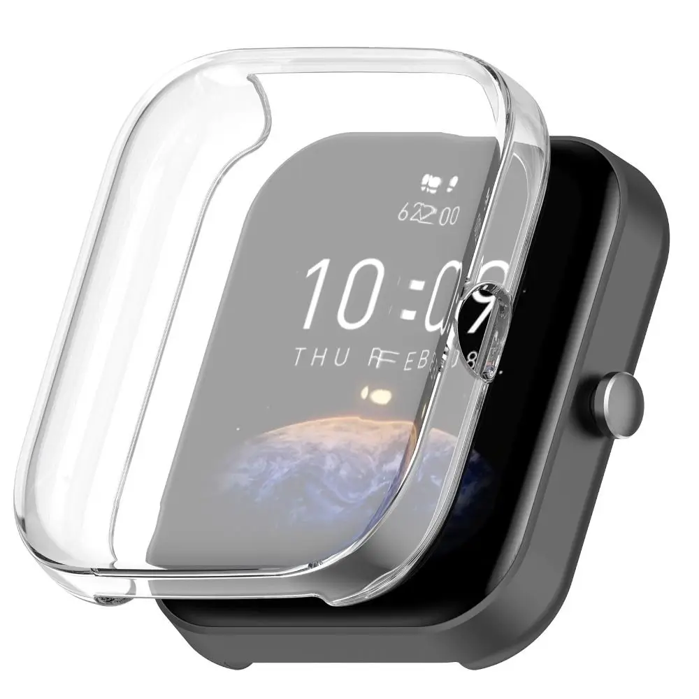 Accessories Full Coverage Frame Screen Protector Protective Case Cover TPU For Amazfit Bip3/Bip3 Pro
