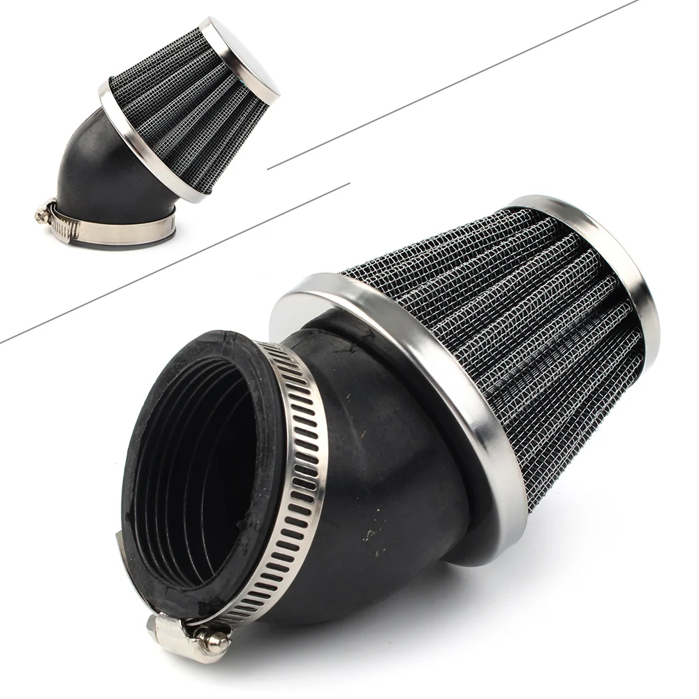 50mm Motorcycle Air Cold Filter Cleaner for Honda Yamaha Suzuki Kawasaki Scooter ATV Pit Dirt Bike Universal