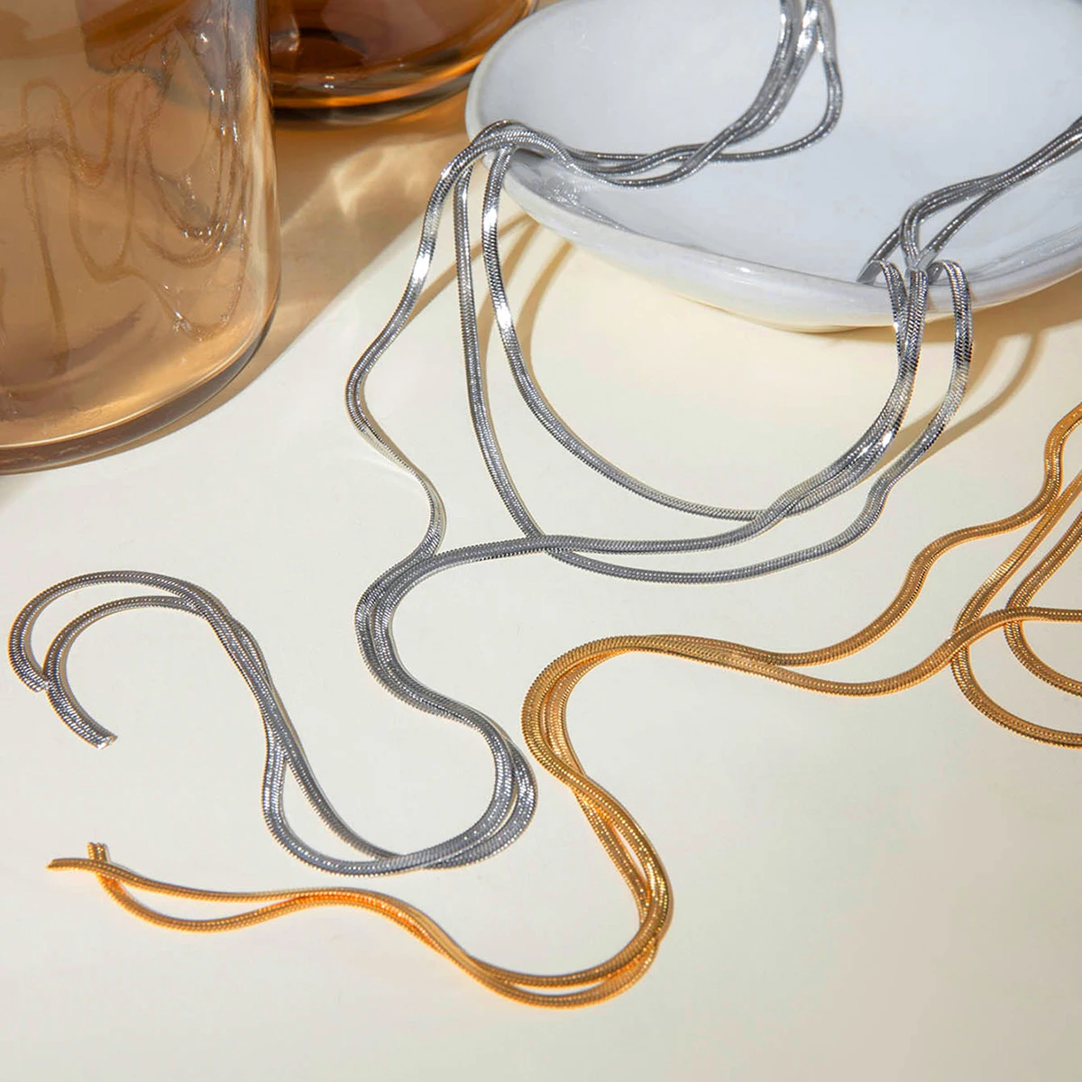 Thumbnail 4 - #8 Latest Layered Chain Necklaces Offers