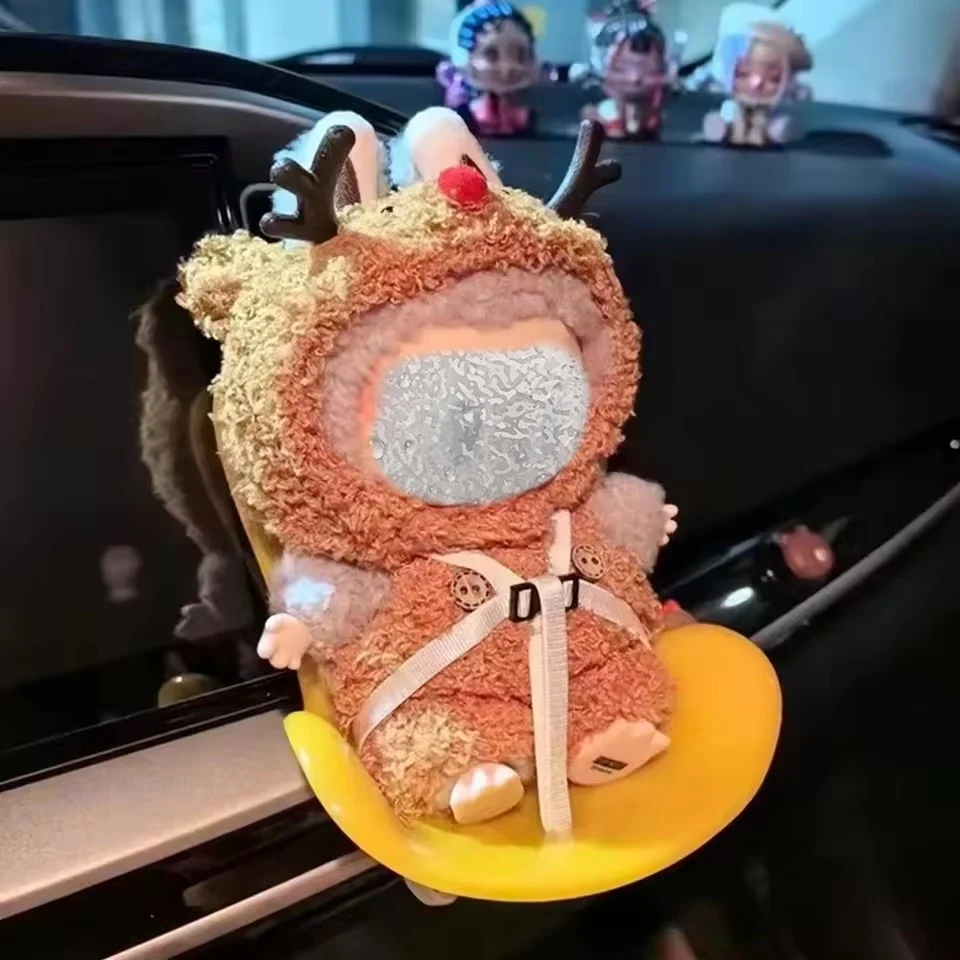 Asiento de seguridad para muñeca, sofá de coche, segunda generación, accesorios para asiento de seguridad para fiesta, decoración de salida de aire para coche