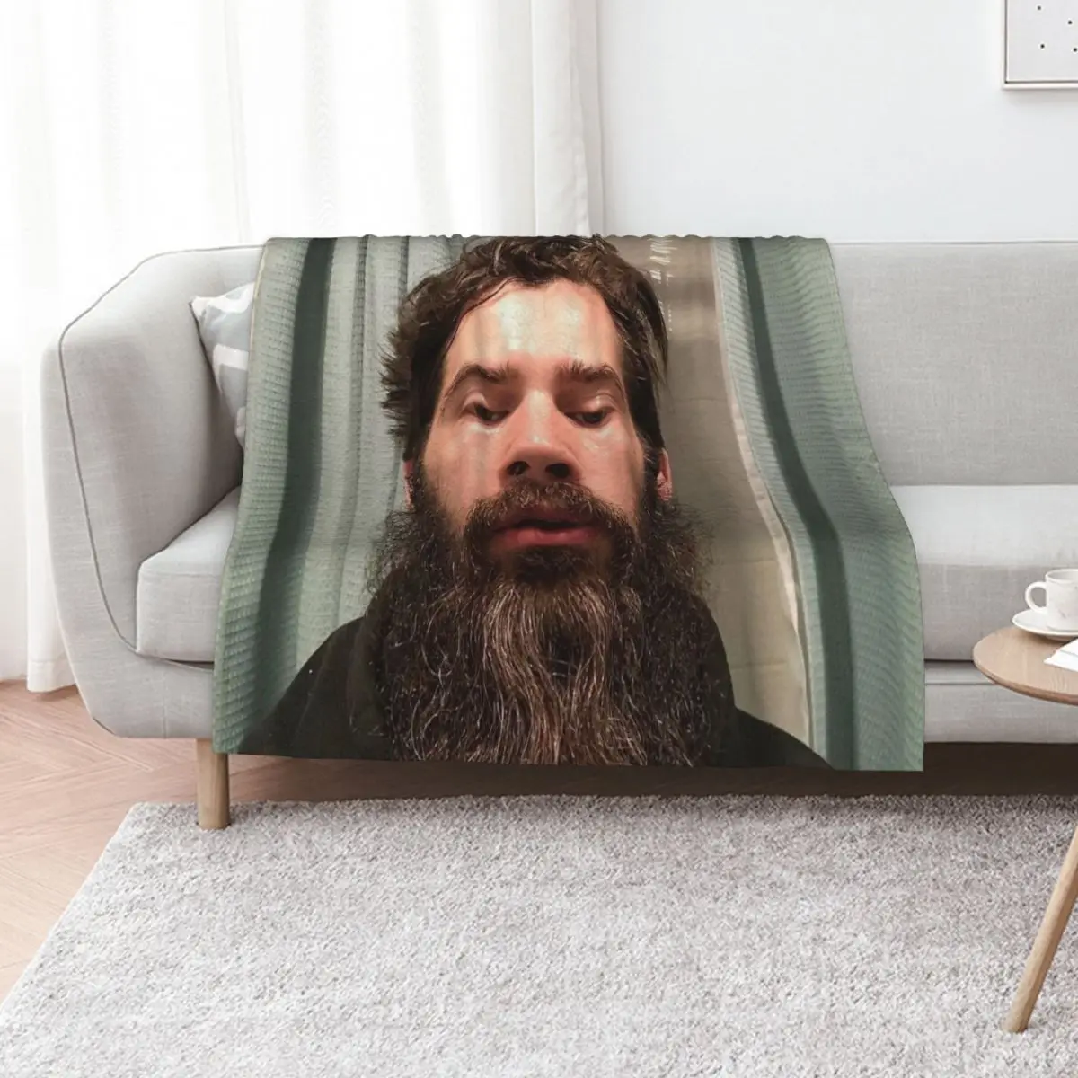 

Nick The Beard Mullen Throw Blanket Beach Decorative Beds cosplay anime Flannel Fabric Blankets