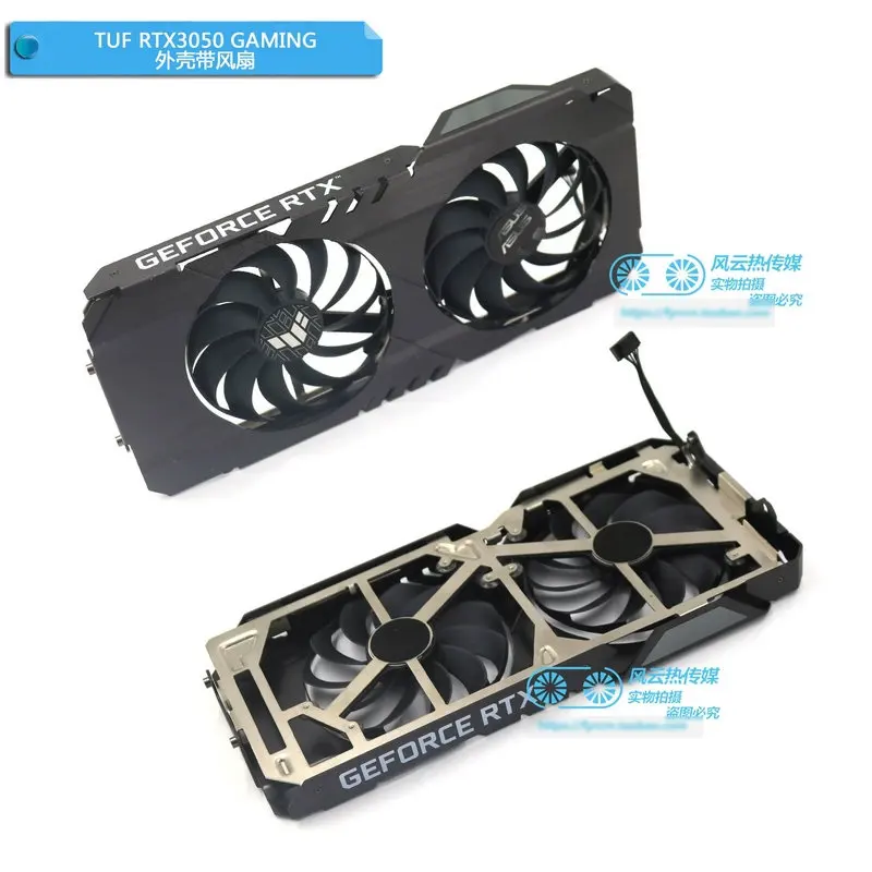 New Frame Shell Fans for ASUS TUF RTX3050 GAMING Graphics Video Card