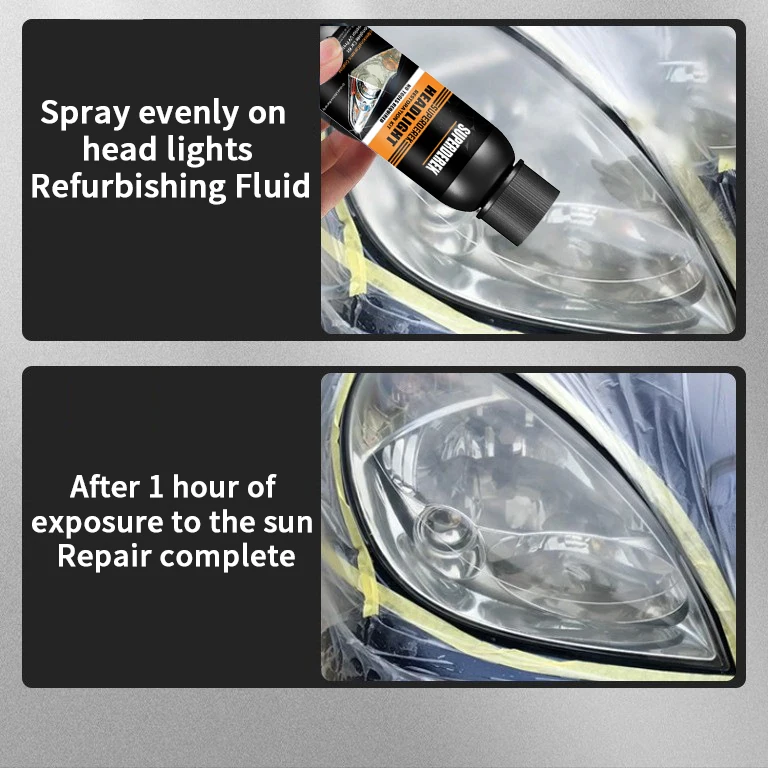 자동차 헤드라이트 복원 폴리싱 키트, 헤드램프 스크래치 제거제, 자동차 라이트 폴리셔, 청소 페이스트, 자동차 페인트 리퍼비시 에이전트