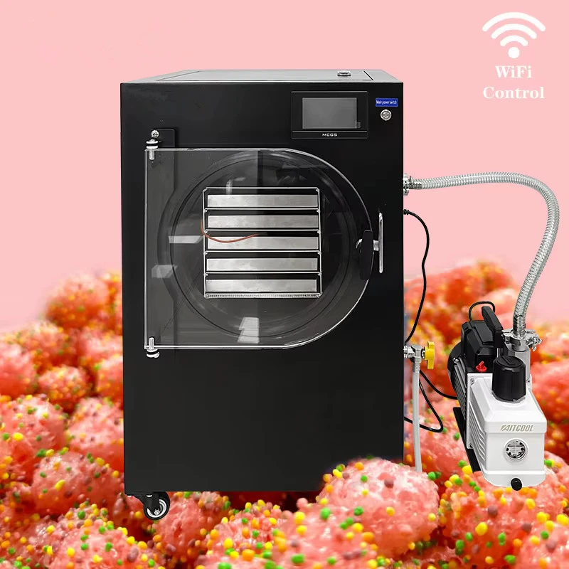 Competitive Price 5kg-7kg 0.5M2 Five Layers Candy Pet Treats Meat Food Fruit Vegetables Freeze Dryer Machine for Home
