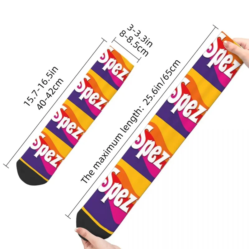 Y2K Happy Men'S Socks Paulaner Spezi Munich Retro Beer Drinks Harajuku Casual Crew Sock Gift Pattern Printed