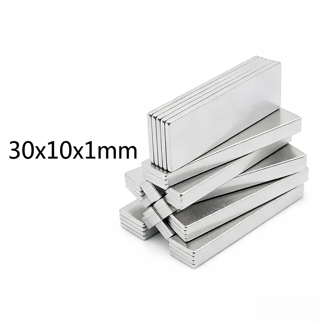 30x10x1mm Powerful Quadrate Magnet 30mmx10mmx1mm For Home Refrigerators, Offices DIY 30*10*1 Block Search Magnet