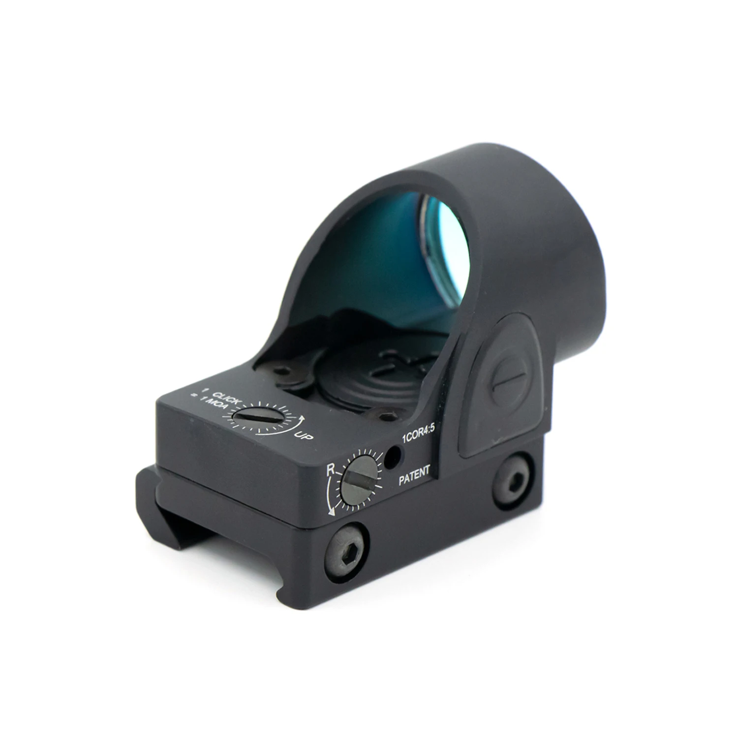 Adjustable Reflex Sight Scope Red Dot Optics Collimator Riflescope Fit 20mm Rail Rifle Illuminated Sniper Gear for Glock Hunting