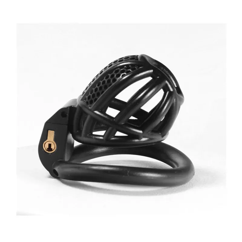 Легкая сетчатая дышащая конструкция SM, клетка для члена целомудрия с 4 кольцами, удерживающая пенис, секс-игрушки для геев