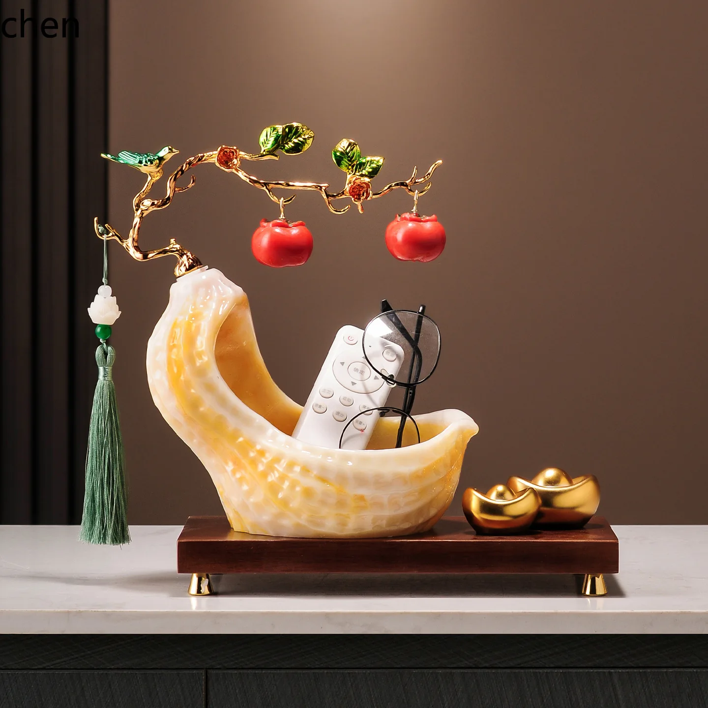YFY  good things happen peanut home entrance ornament key storage creative high-end new home entrance door housewarming gift