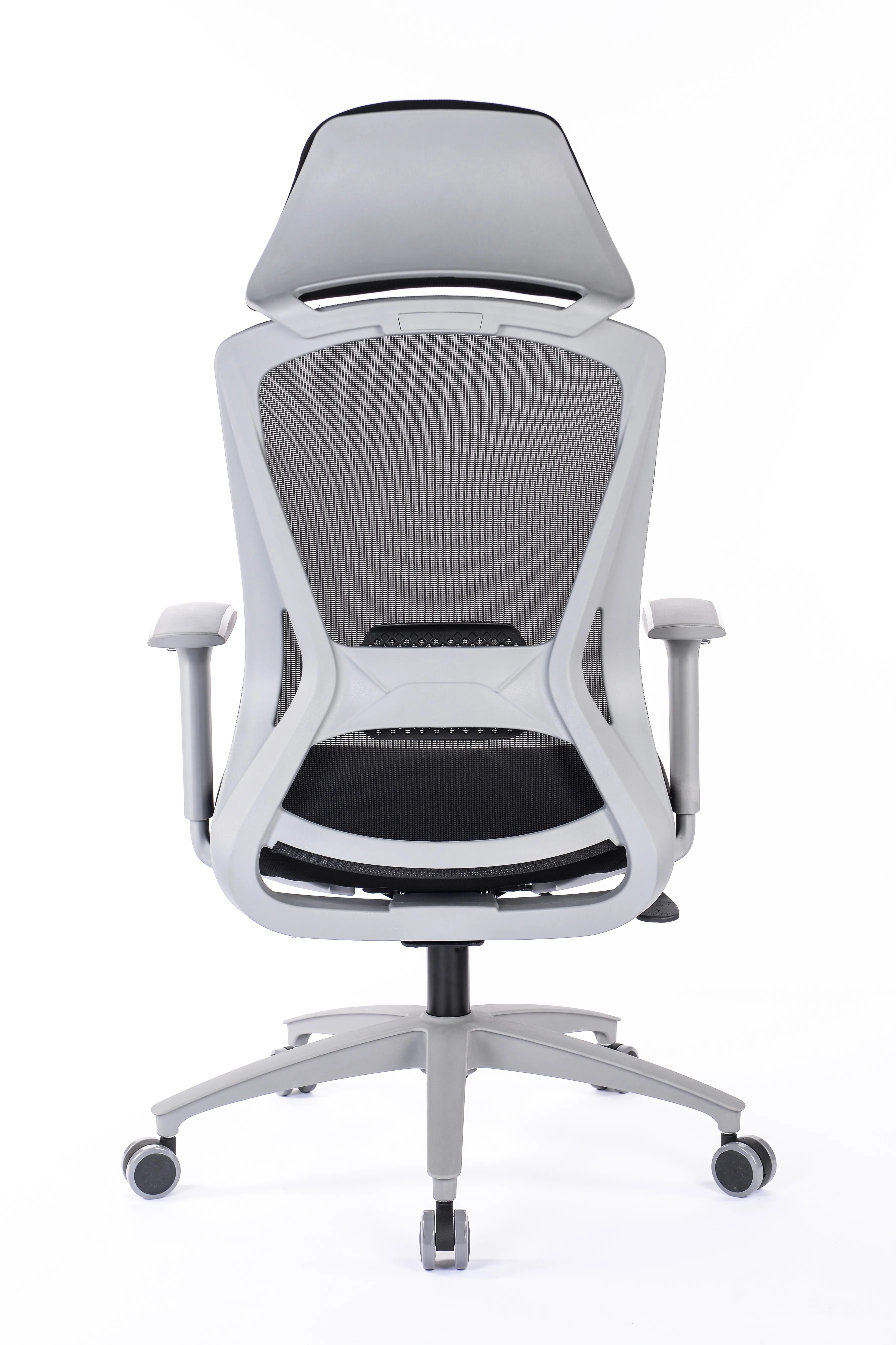 

Modern Design Mesh Fabric Adjustable Headrest with Ergonomic Office Manager Chair Lumbar Support for Office Use