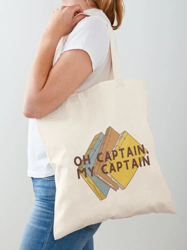 Oh Captain, My Captain // Dead Poets Society Tote Bag woman shopping bag cute pouch men's bags men