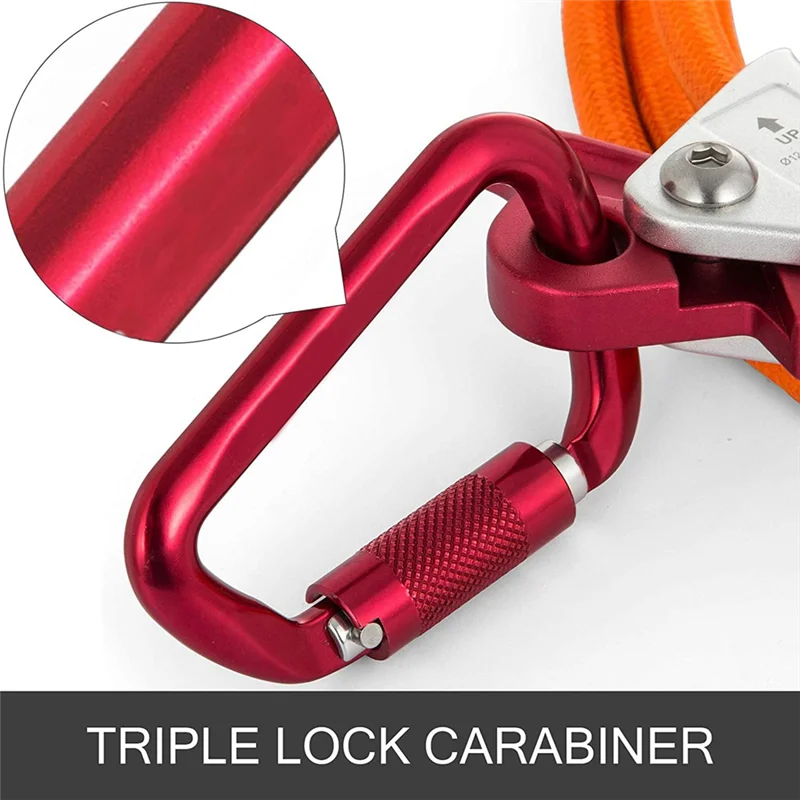 ABVB-2X Steel Wire Core Flip Line Kit Adjustable Climbing Positioning Rope For Arborists Climbers Tree Climbers Outdoors