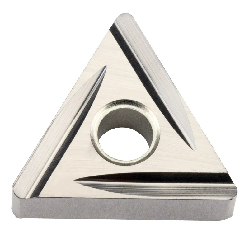 

HUAZHICHUN CNC ceramic blade TNMG160404 Jingche KT60 Triangle Slotted Lathe tool outer circular turning tool cutter