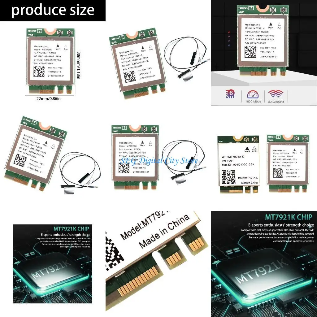 

Беспроводная двухдиапазонная сетевая карта U75B для быстрой передачи данных ПК с низкой задержкой