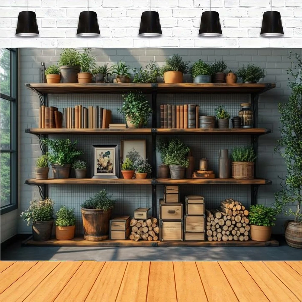 Home Office Zoom Background - Podcast Office Photo Photography Backdrop Zoom