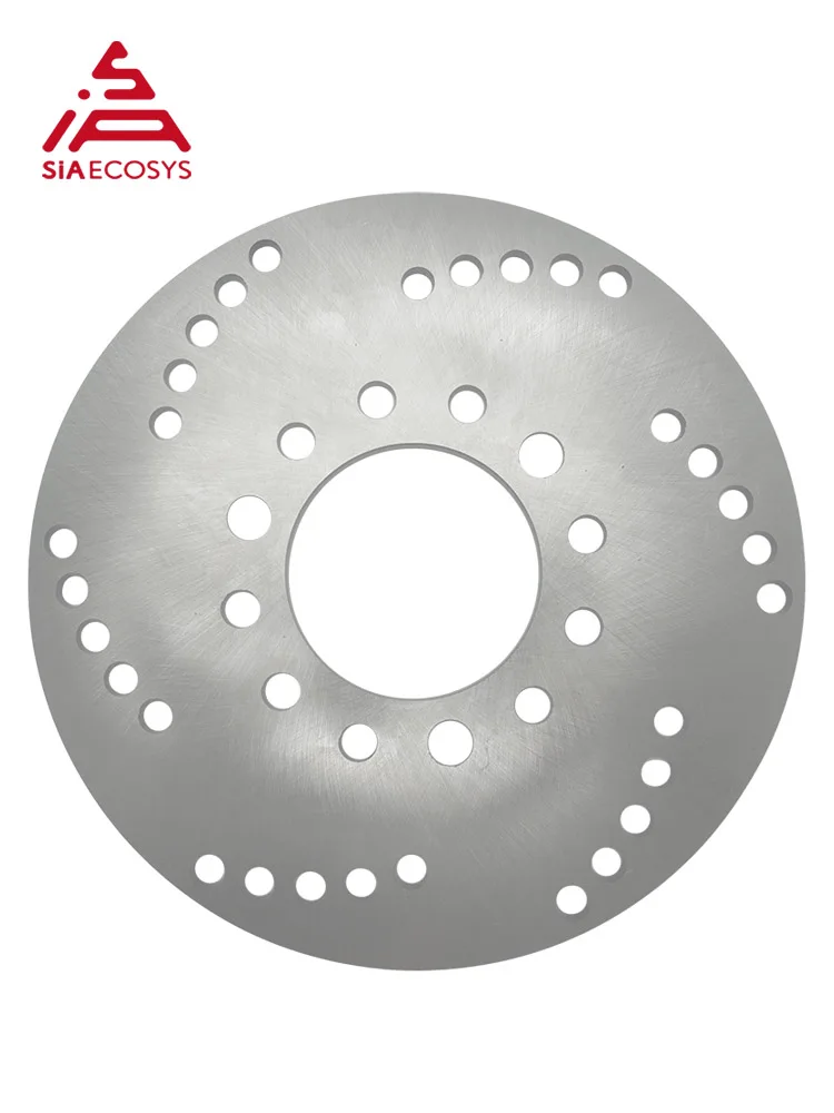 QSMOTOR 180mm Disc Brake Plate 3.5mm Thickness PCD 3x80mm CB 58mm Flat Brake Rotor for Hub Motor E-Scooter E-Motorcycle