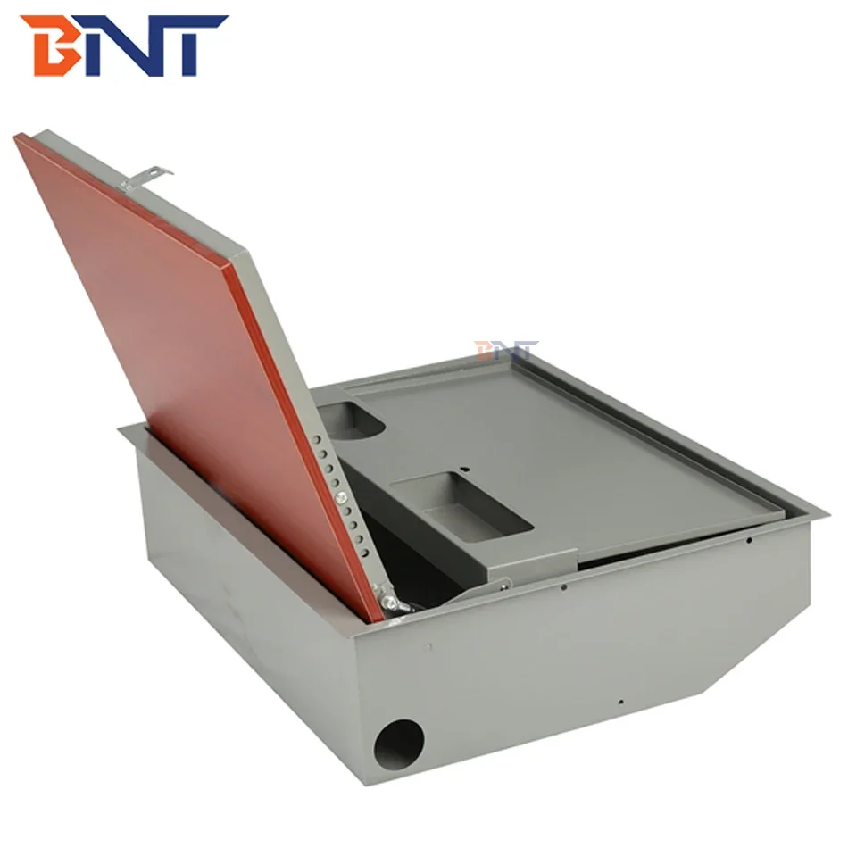 

Hydraulic pressure metal flip top computer monitor screen lockable safety case