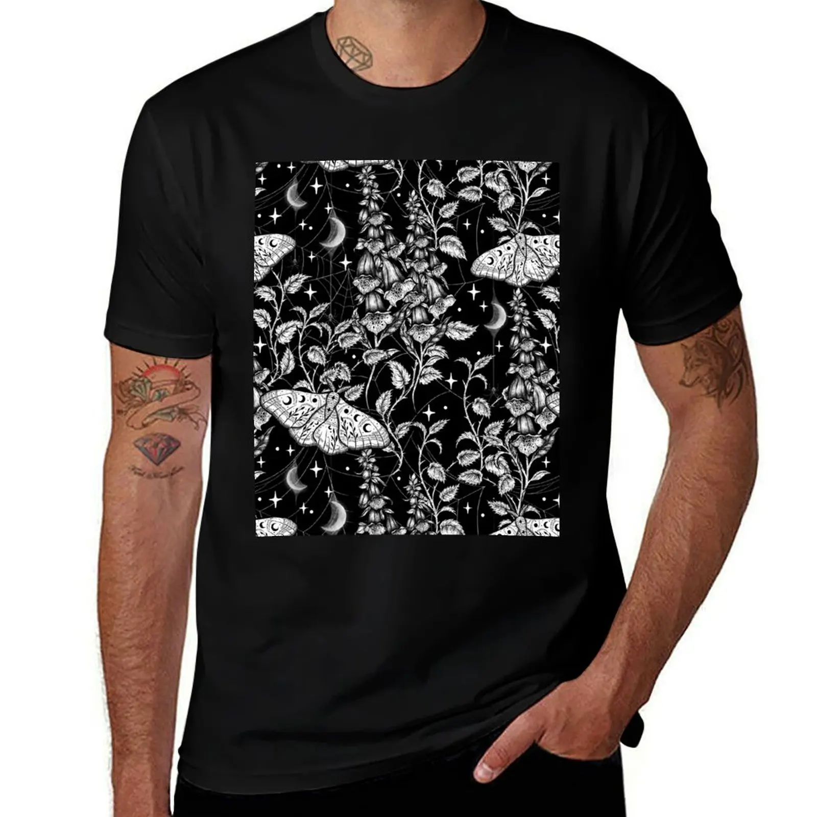 Poisonous Floral Pattern T-Shirt cotton t shirt pack T-Shirt