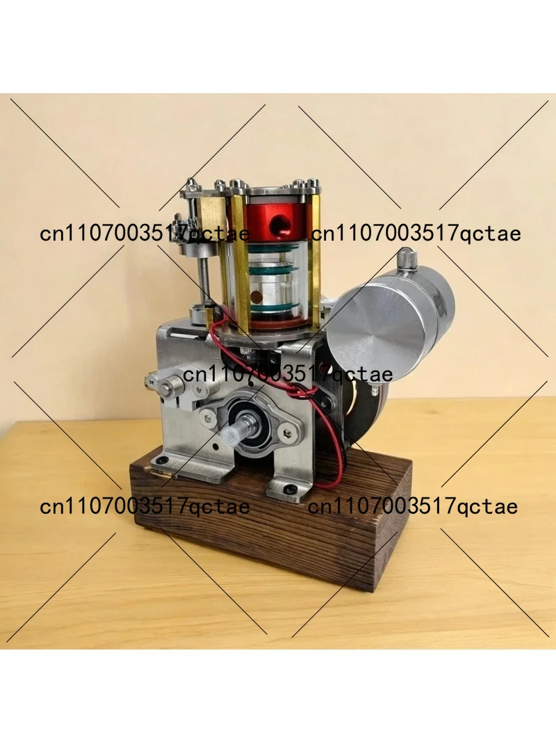 Mechanical Enthusiast Engine Model – Four-Stroke Mini Internal Combustion Device for Physics Teaching & Creative Gifting