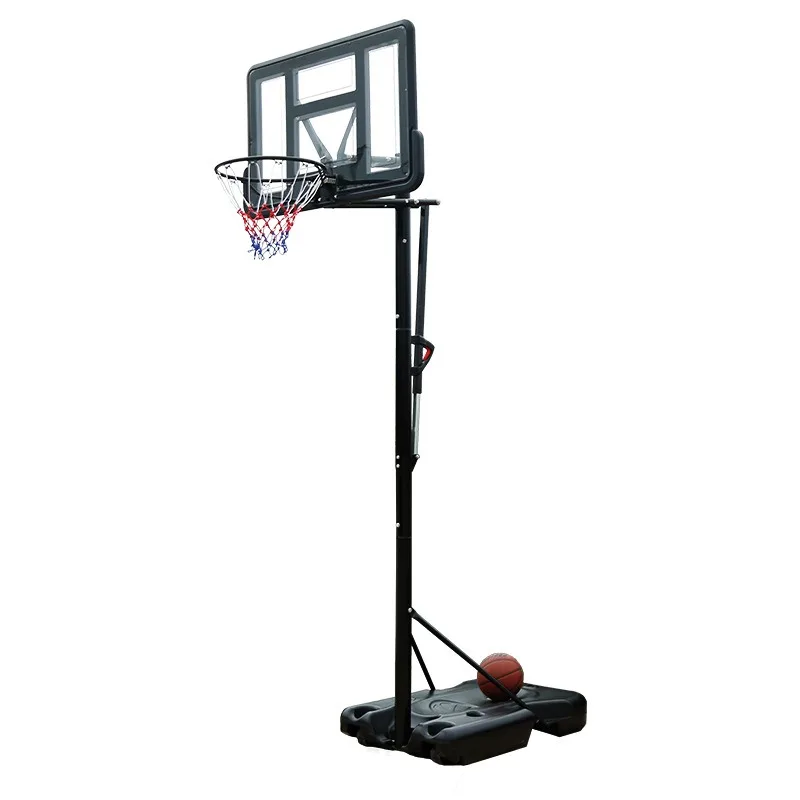 

Portable Outdoor Basketball Hoop for Home Use, with Manual Height Adjustment, Suitable for Both Teenagers and Adults