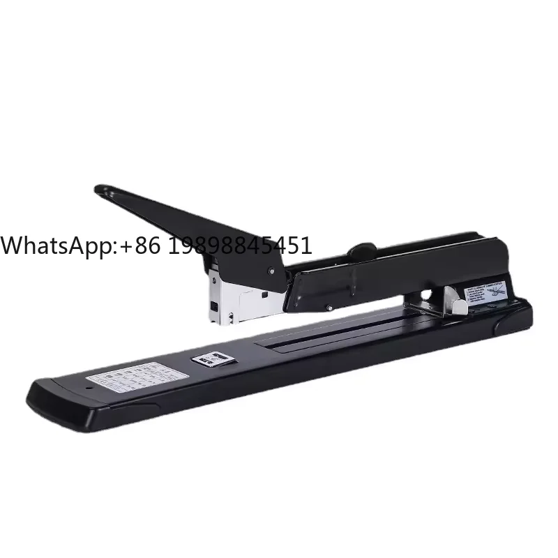 Stapler Buku Jumbo Kapasitas Tinggi 200 Lembar Mesin Kantor Manual Tahan Lama dengan Konstruksi Plastik Logam Tugas Berat