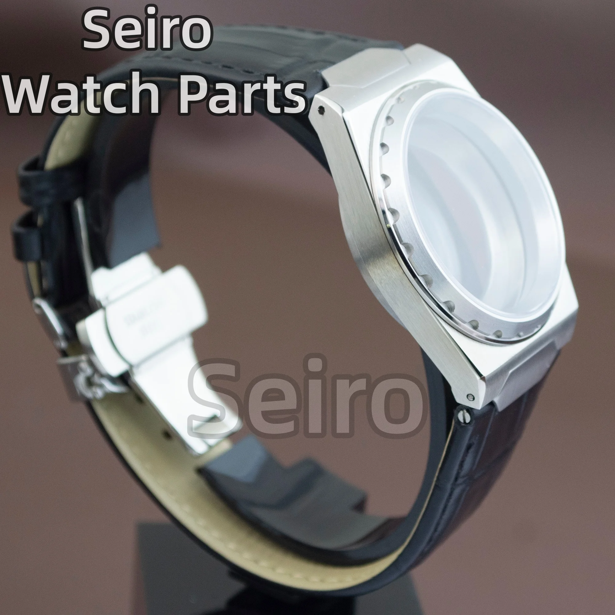 VC222 ساعة حافظة الصلبة الفولاذ المقاوم للصدأ 37 مللي متر ساعة حافظة الياقوت الزجاج 100 متر مقاوم للماء لحركة NH35 NH36 28.5 مللي متر 31 مللي متر الطلب