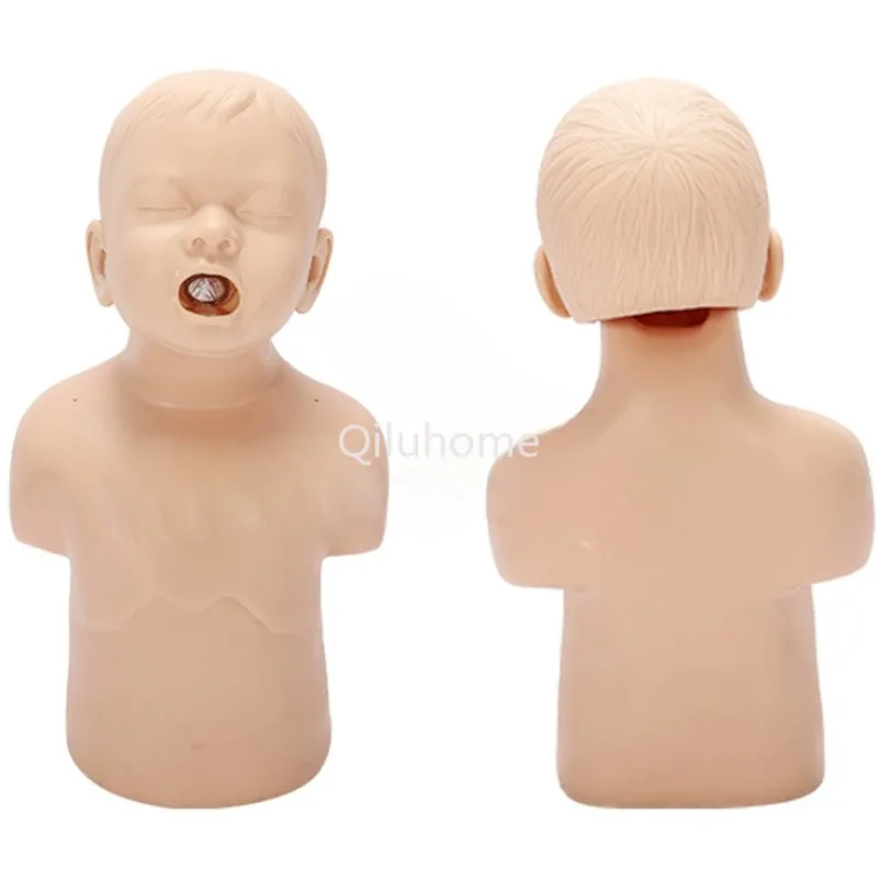 Infant airway obstruction training  cardiopulmonary resuscitation choking dummy Medical teaching tool Infant infarction model