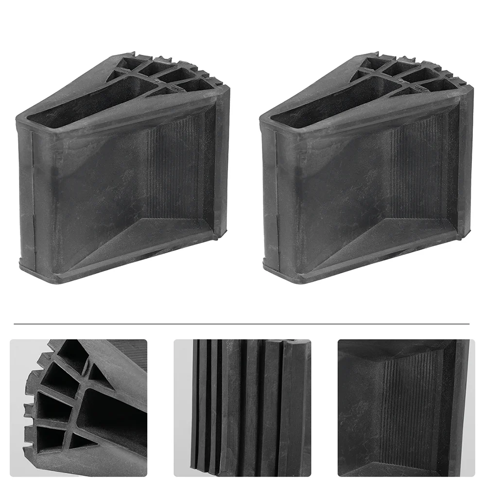 2 Pcs Folding Ladder Sliding Mat Leg Covers Feet Pads Floor Multifunction Anti-slip Pvc Non-slip Mats Safety Accessories