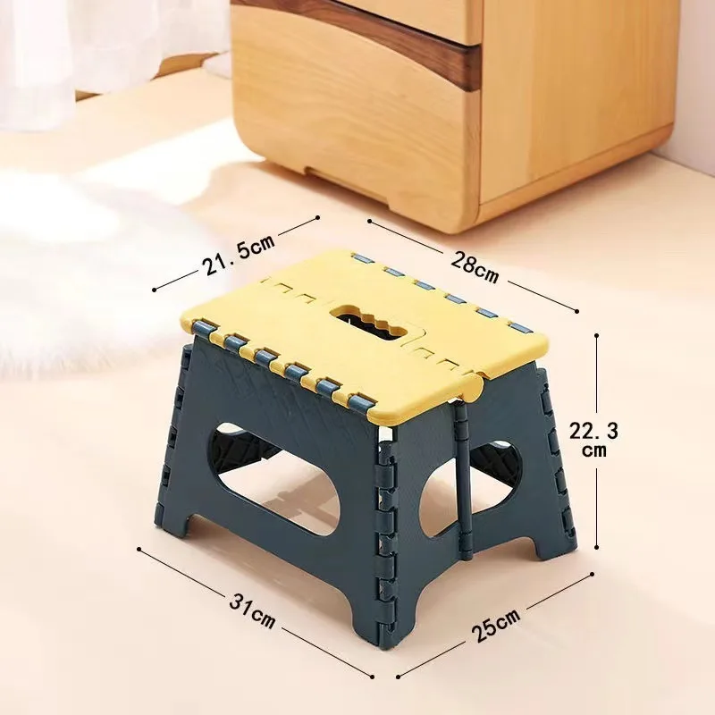 

Portable folding stool, household children's stool, outdoor low stool, plastic shoe-changing small stool