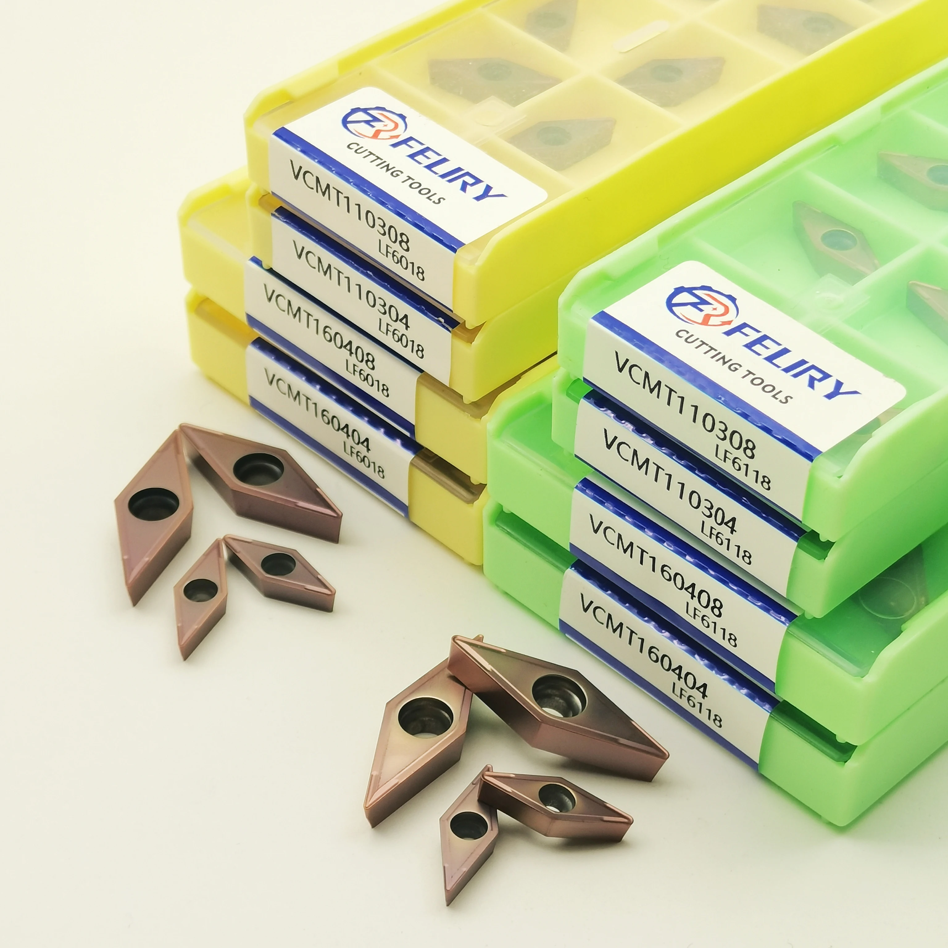 

10PCS VCMT110304 VCMT110308 VCMT160404 VCMT160408 LF6118 6018 high-quality carbide CNC tools can process stainless steel VCMT