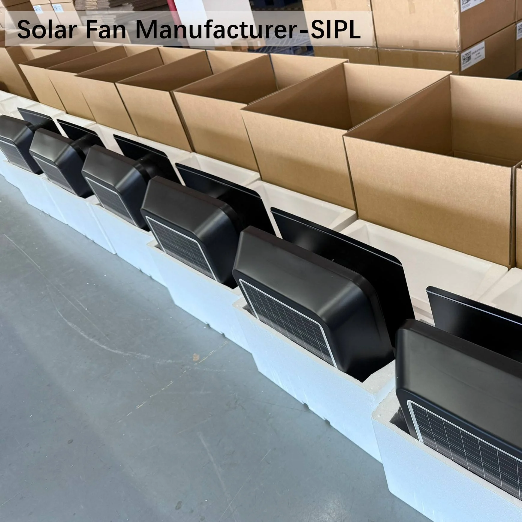 مروحة العلية تعمل بالطاقة الشمسية 2284CFM مروحة تدفق الهواء الكبيرة مروحة تهوية السقف الشمسية لتهوية المنزل بالكامل للمنزل #4